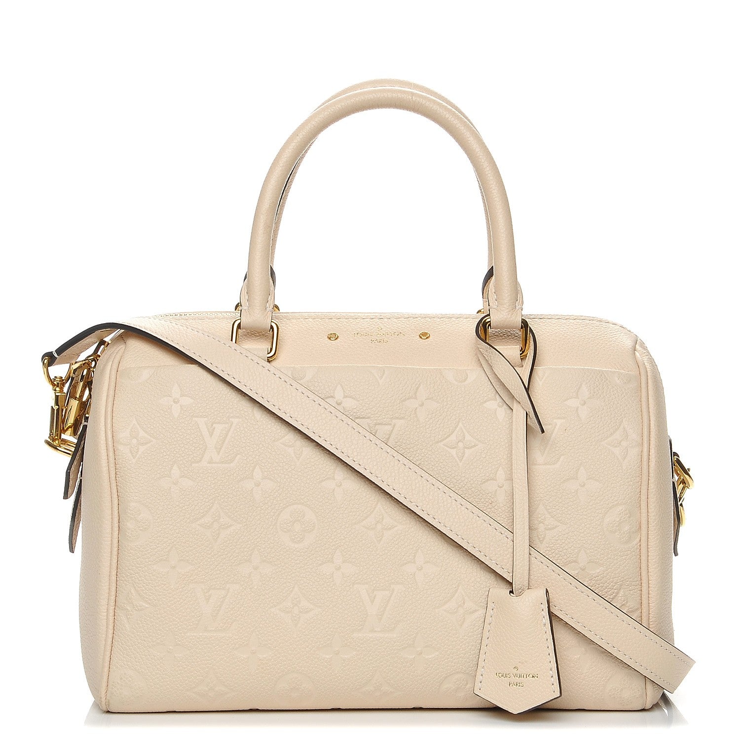 Louis Vuitton Empreinte Speedy Bandouliere 25 NM Creme 1 of 12