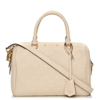 Louis Vuitton Empreinte Speedy Bandouliere 25 NM Creme 1 of 12
