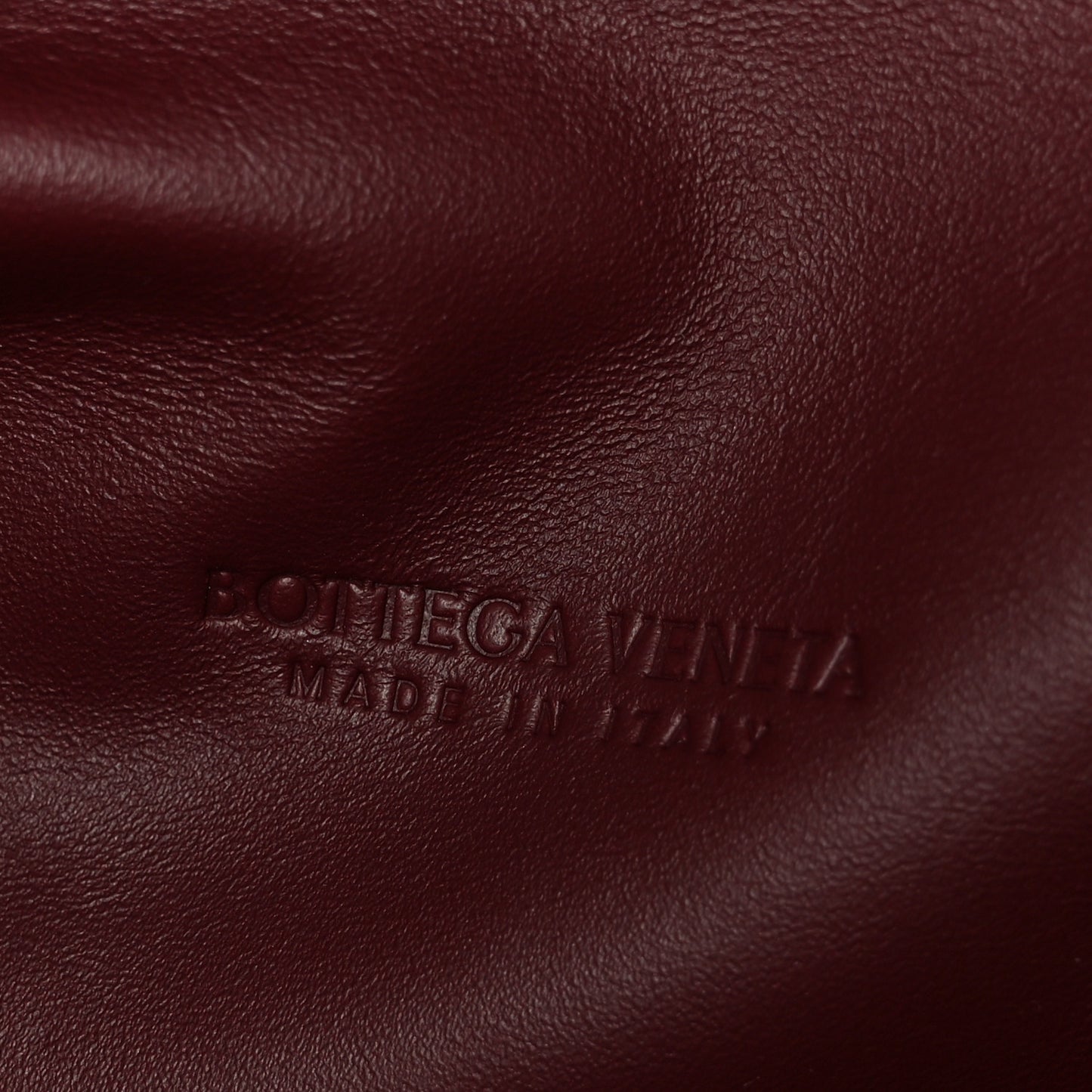 Nappa Intrecciato Small The Lauren 1980 Clutch With Chain Barolo