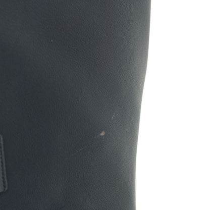 Saint Laurent Calfskin Large Shopping Tote Navy Blue 20 of 27