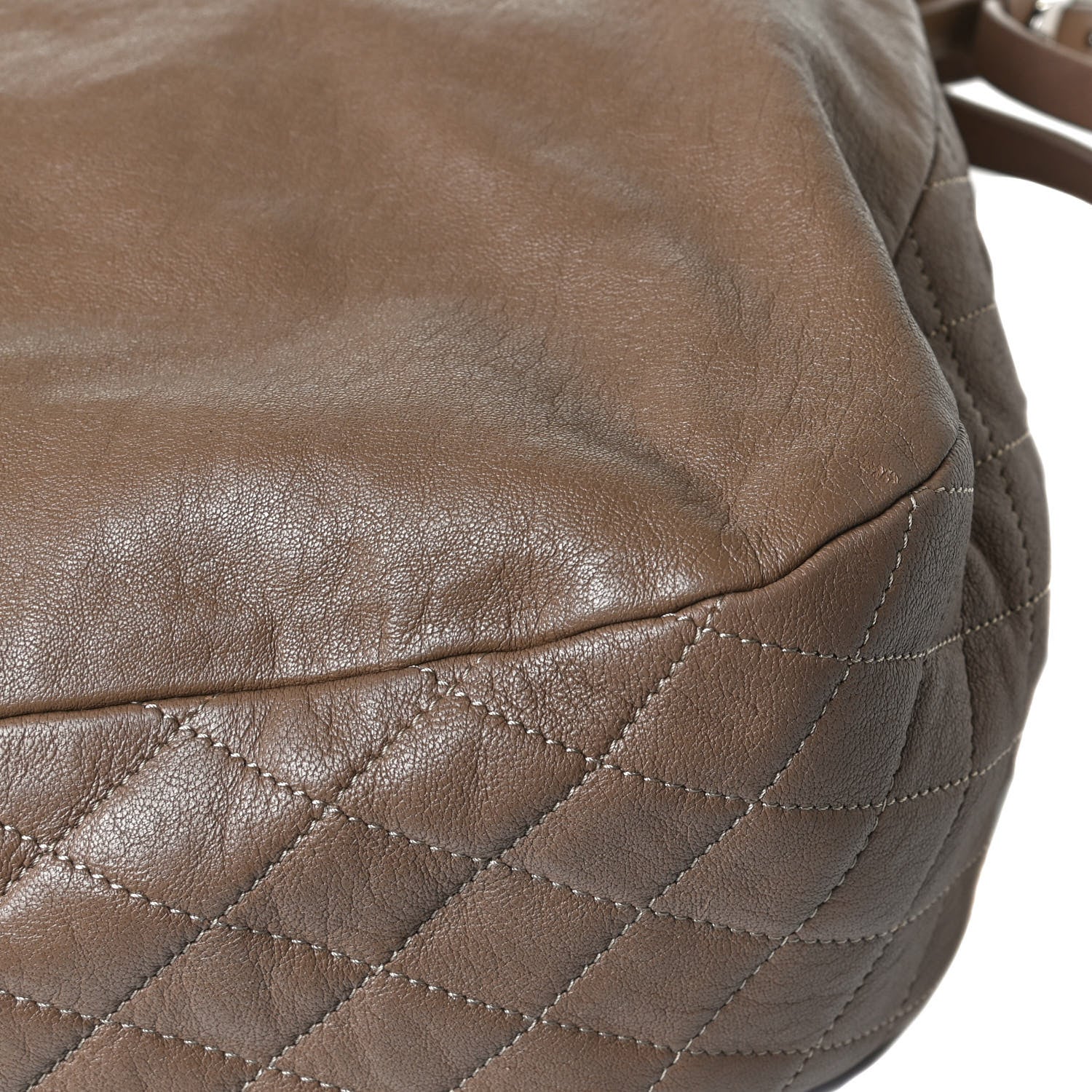 Jimmy Choo Lambskin Biker Hobo Beige 19 of 24