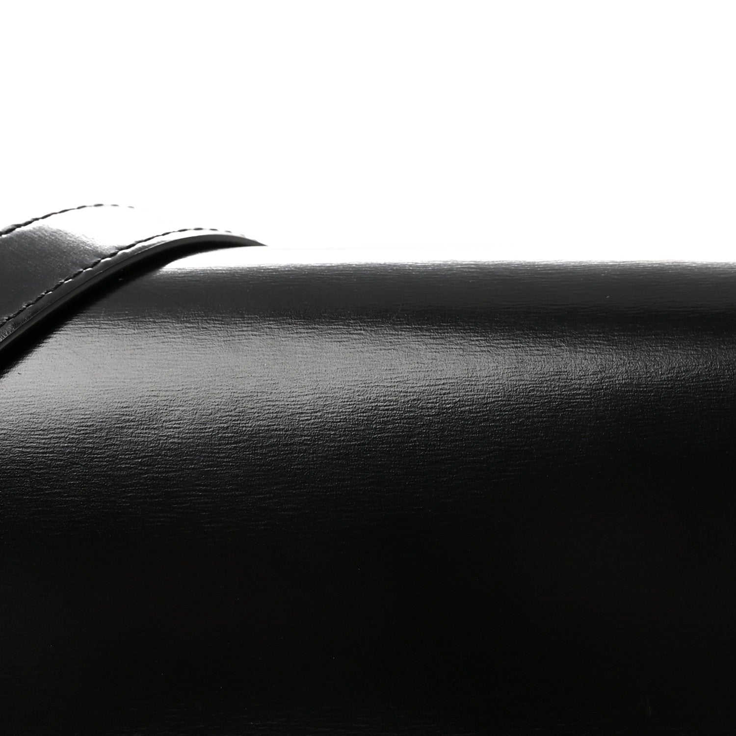 Celine Shiny Calfskin Medium Triomphe Black 8 of 10