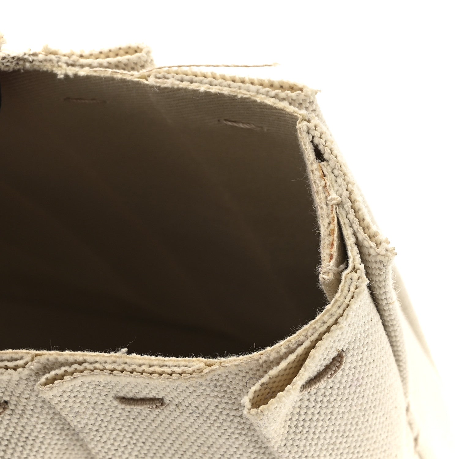 Valentino Garavani Canvas Atelier 05 Plisse Edition Medium Tote Bag Naturale 11 of 14