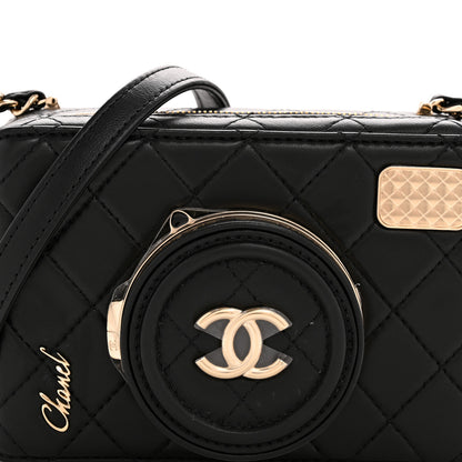 Chanel Lambskin Quilted Coco Click Bag Black 8 of 11