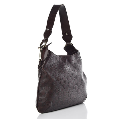 Gucci Guccissima Creole Hobo Chocolate 3 of 16