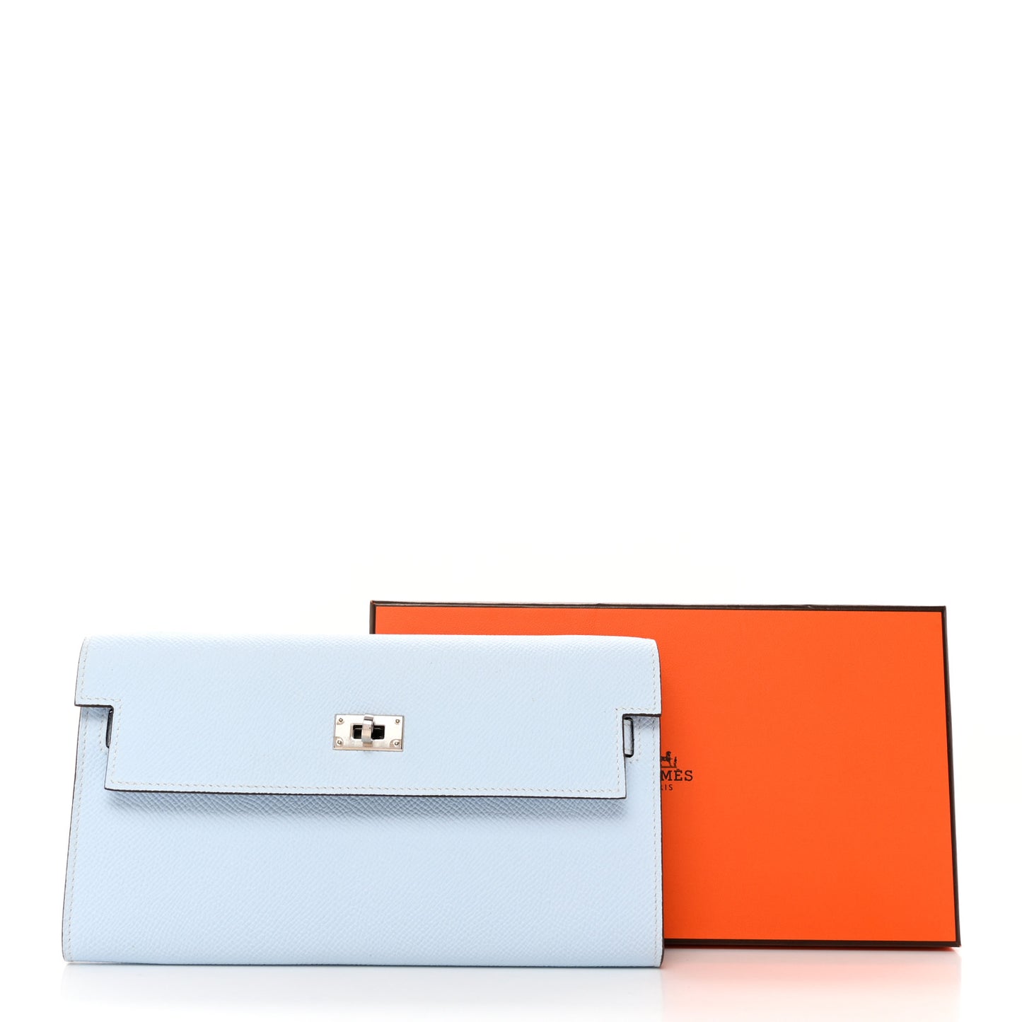 Epsom Kelly Wallet To Go Bleu Brume