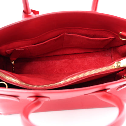 Saint Laurent Calfskin Small Sac De Jour Lipstick Red 6 of 27