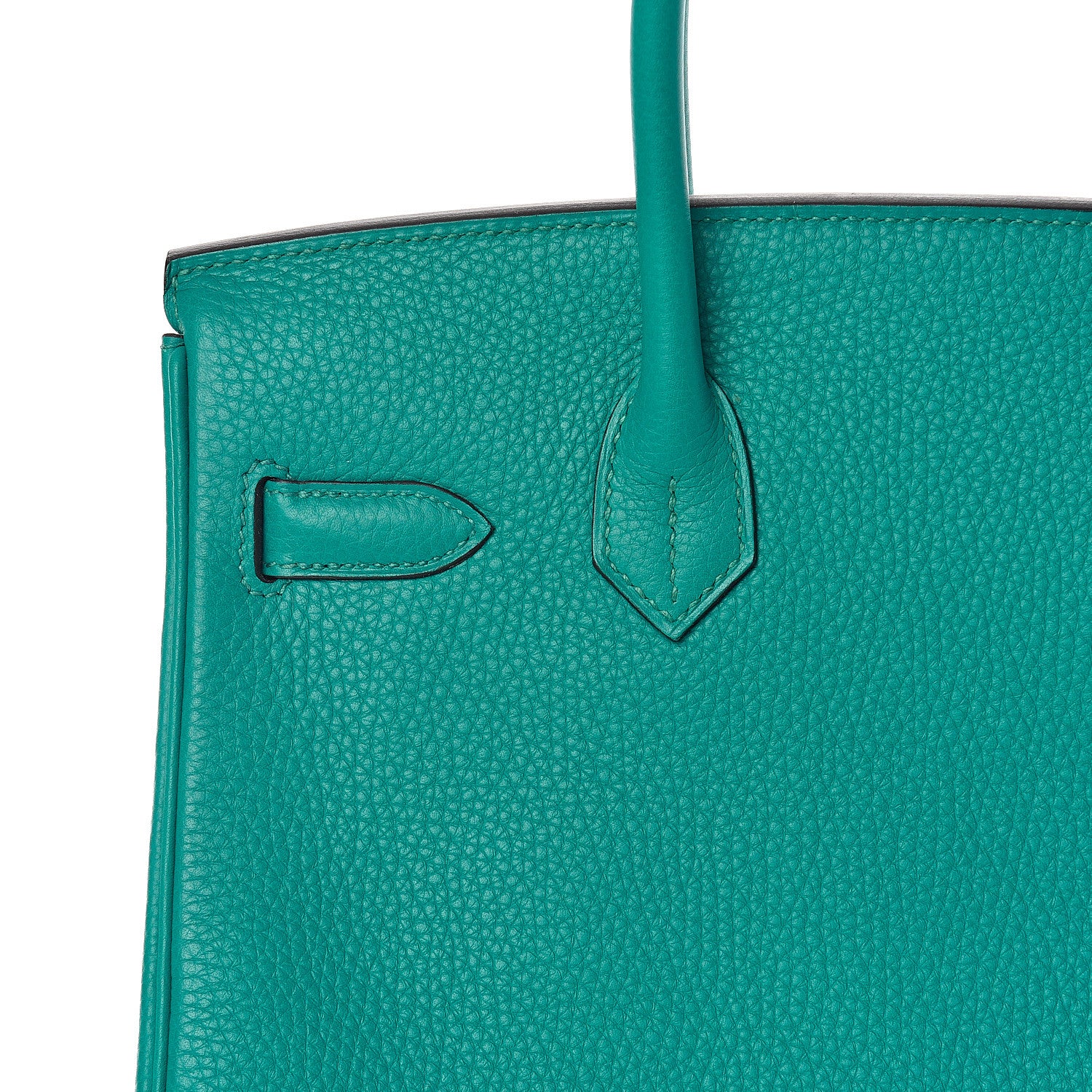 Hermes Taurillon Clemence Birkin 30 Bleu Paon 10 of 31