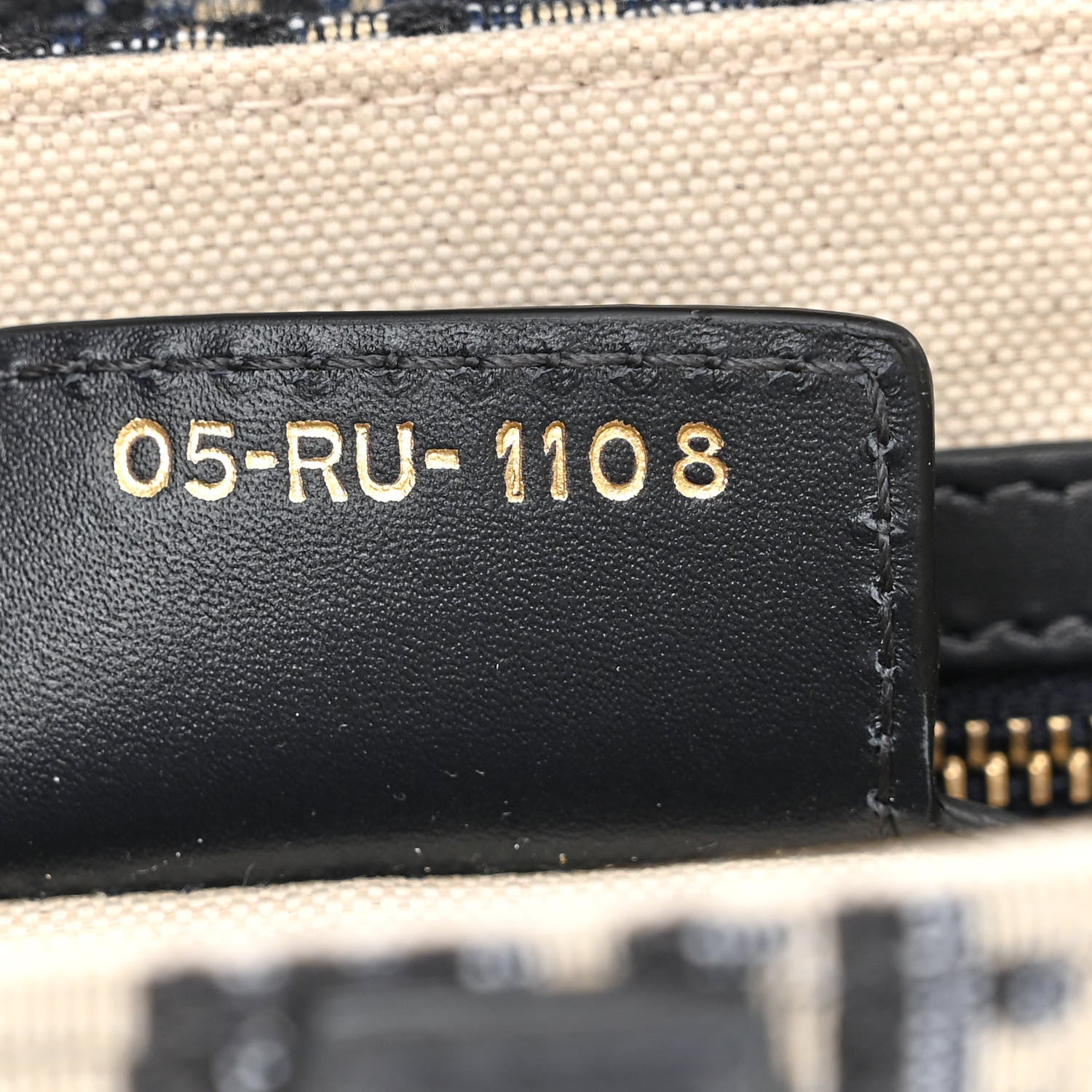 Christian Dior Oblique Saddle Bag Blue 7 of 10