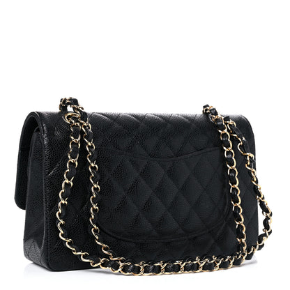 Chanel Caviar Quilted Medium Double Flap Black 3 of 10