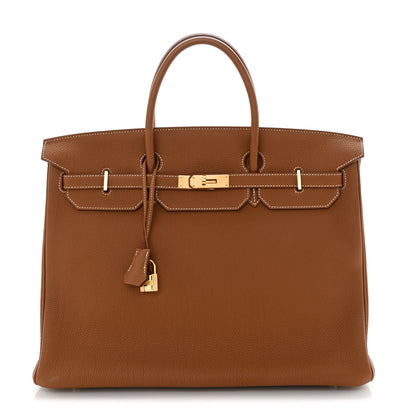 Hermes Togo Birkin 40 Gold 1 of 10