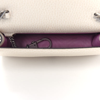 Gucci Dollar Calfskin Crystal Super Mini Dionysus Shoulder Bag Mystic White Black Diamond 5 of 9
