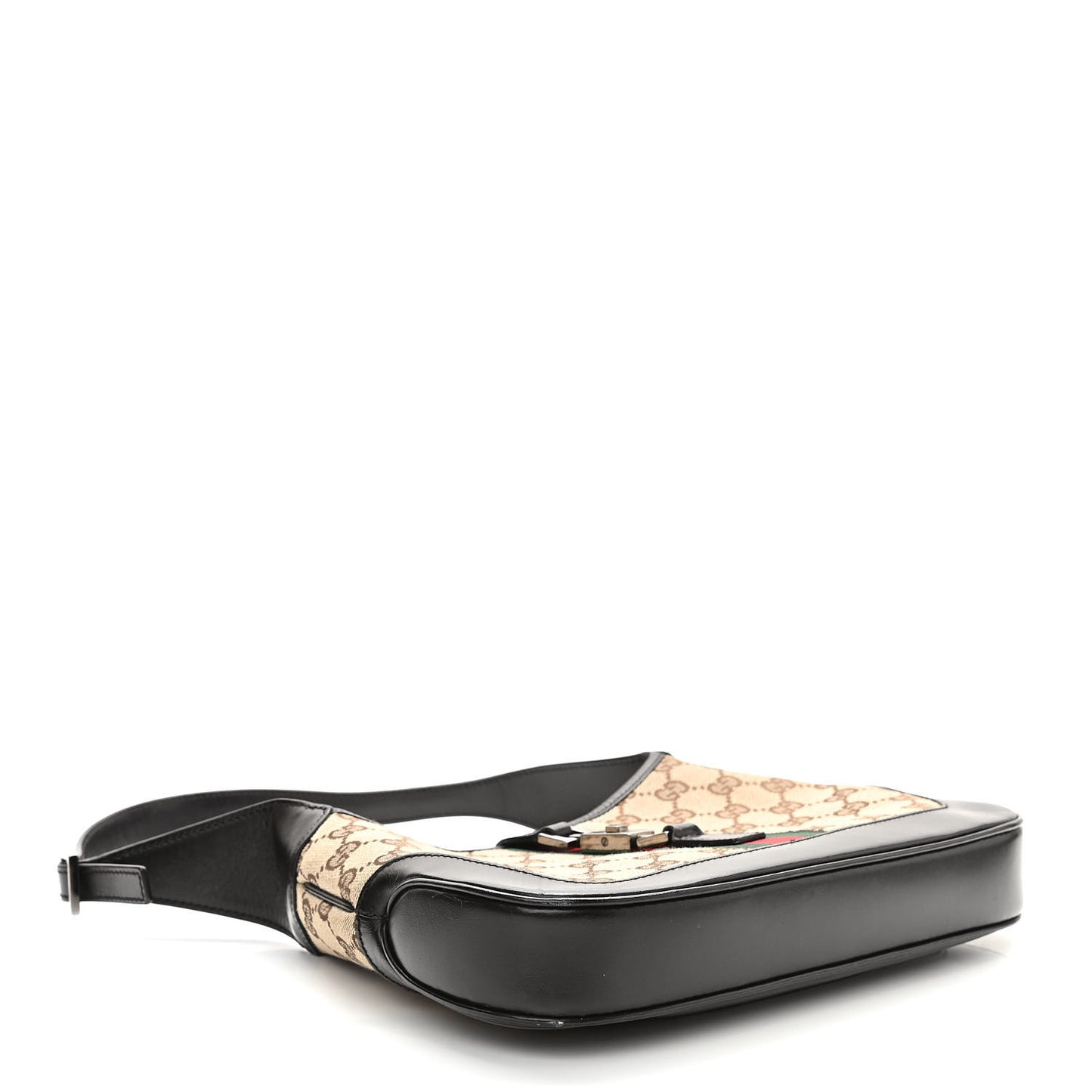 Monogram Web Small Jackie O Hobo Dark Brown