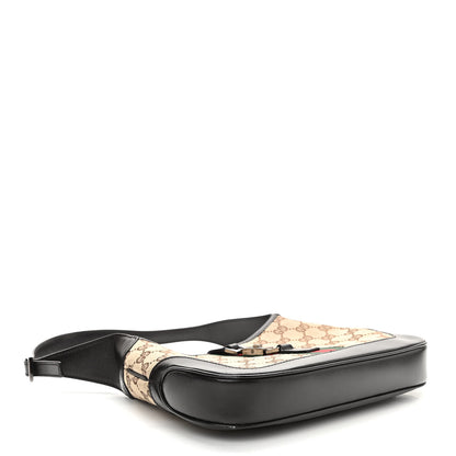 Gucci Monogram Web Small Jackie O Hobo Dark Brown 4 of 11