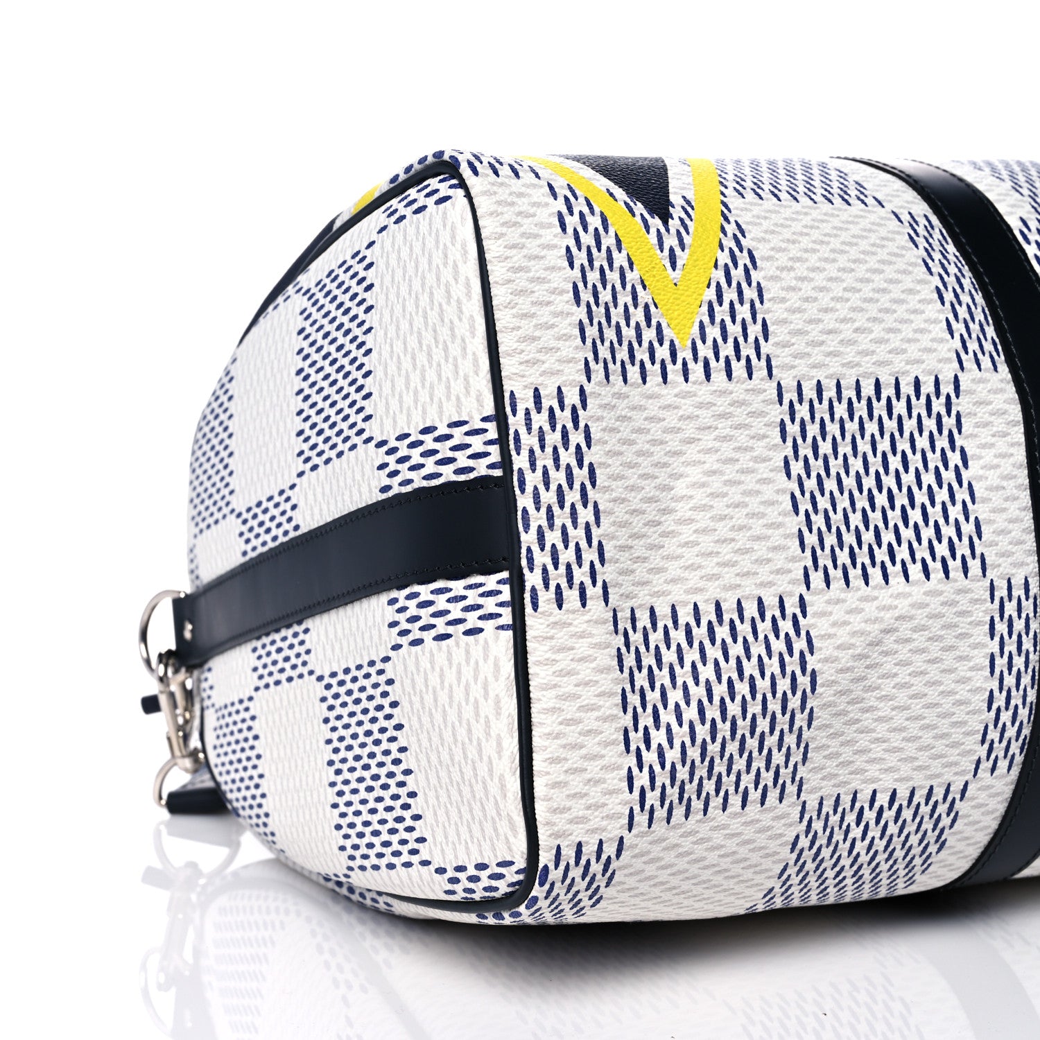 Louis Vuitton Damier Azur Latitude America's Cup Keepall Bandouliere 45 10 of 14