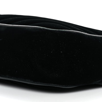 Saint Laurent Velvet Matelasse Monogram Lou Camera Bag Black 9 of 9