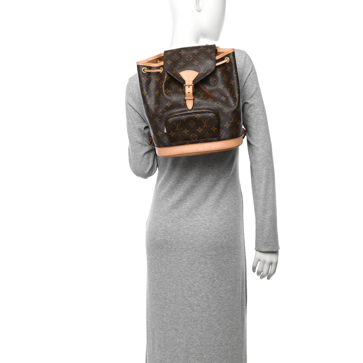 Louis Vuitton Monogram Montsouris MM Backpack 2 of 11