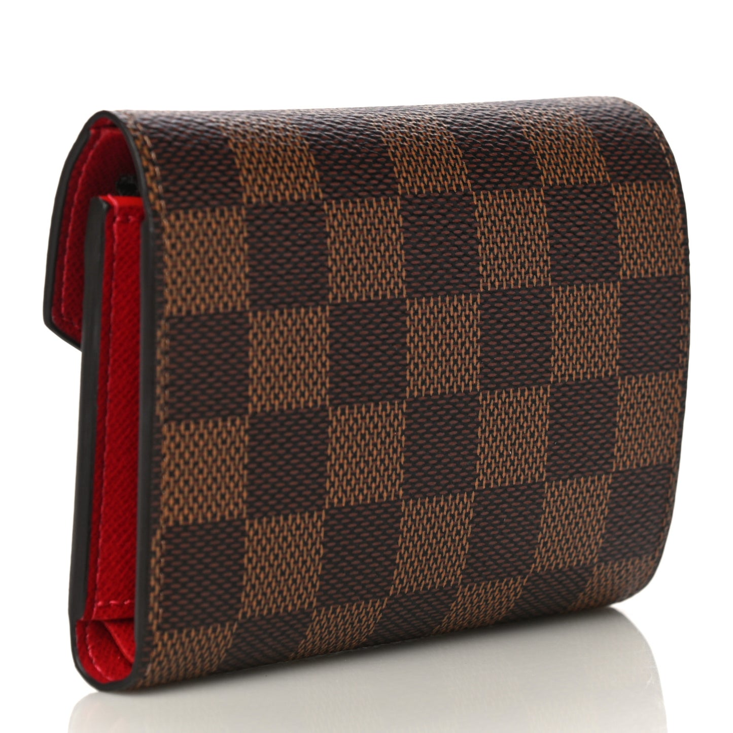 Damier Ebene Victorine Wallet Red