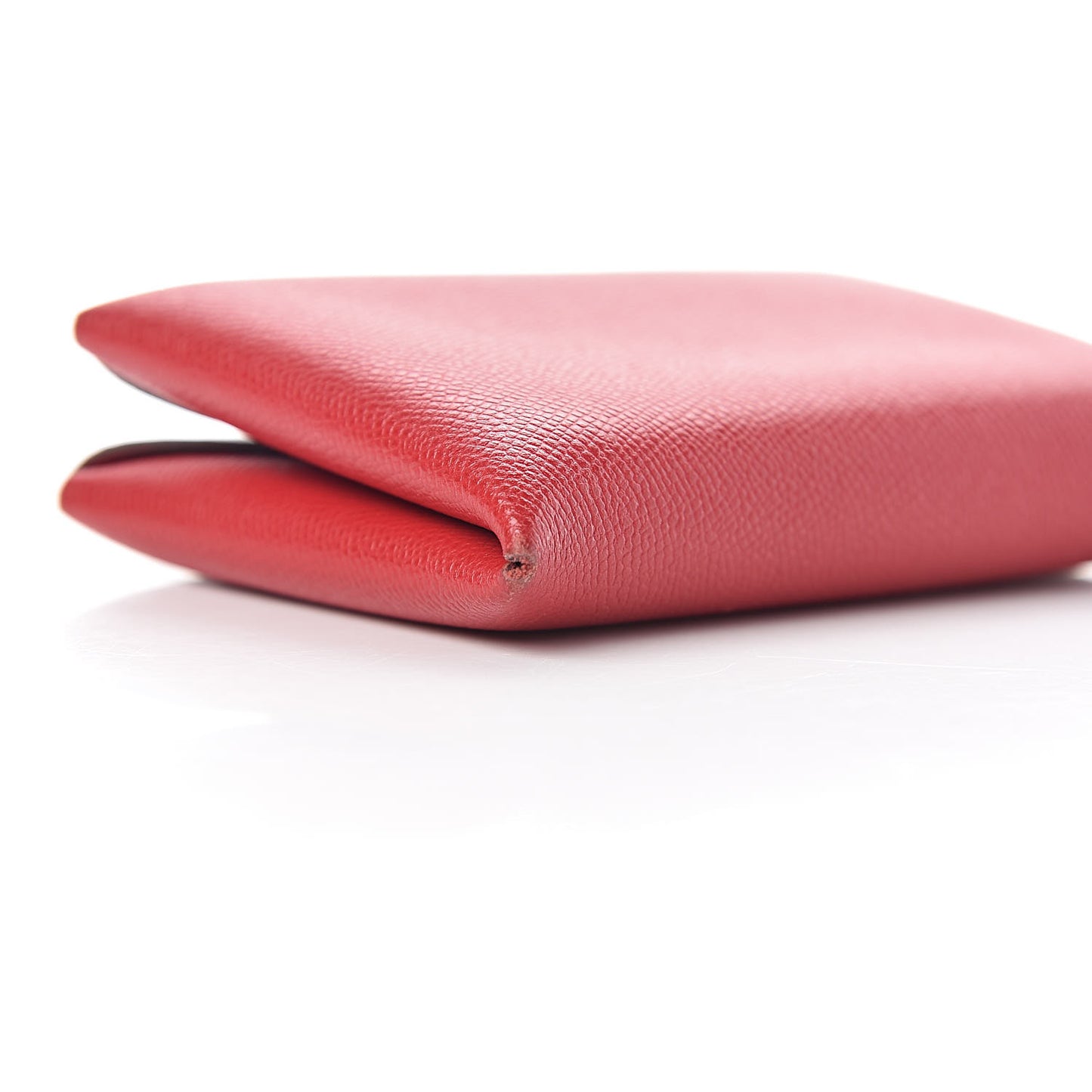 Epsom Calvi Card Case Rouge Casaque