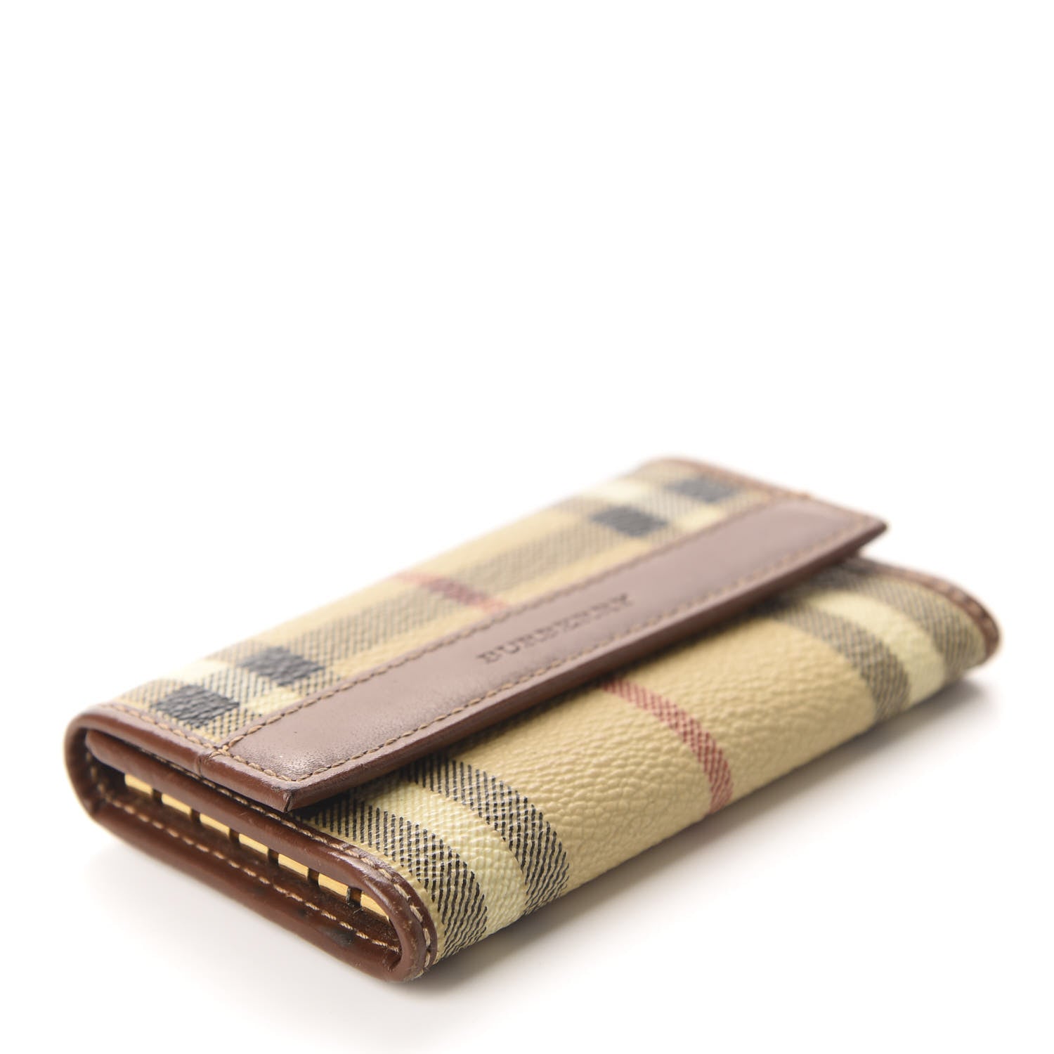 Burberry House Check 6 Key Holder Case Brown 4 of 9