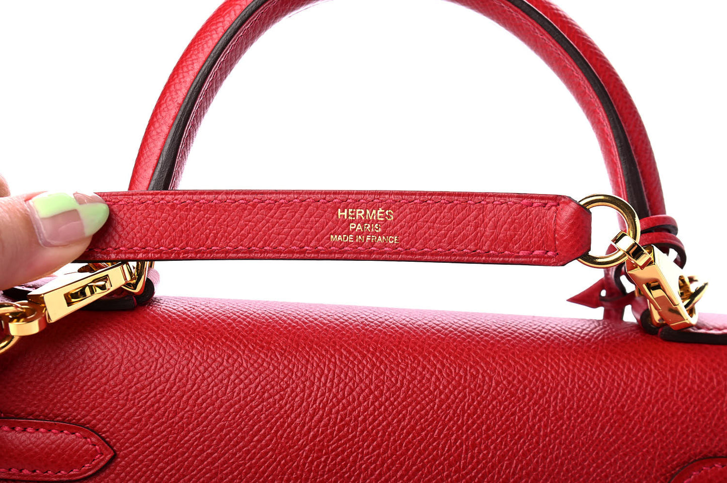 Epsom Kelly Sellier 25 Rouge Casaque
