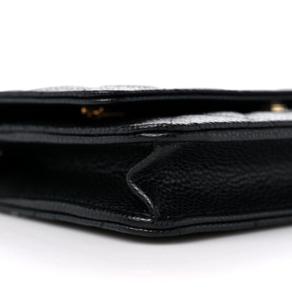 Chanel Caviar Quilted Wallet on Chain WOC Black 9 of 11