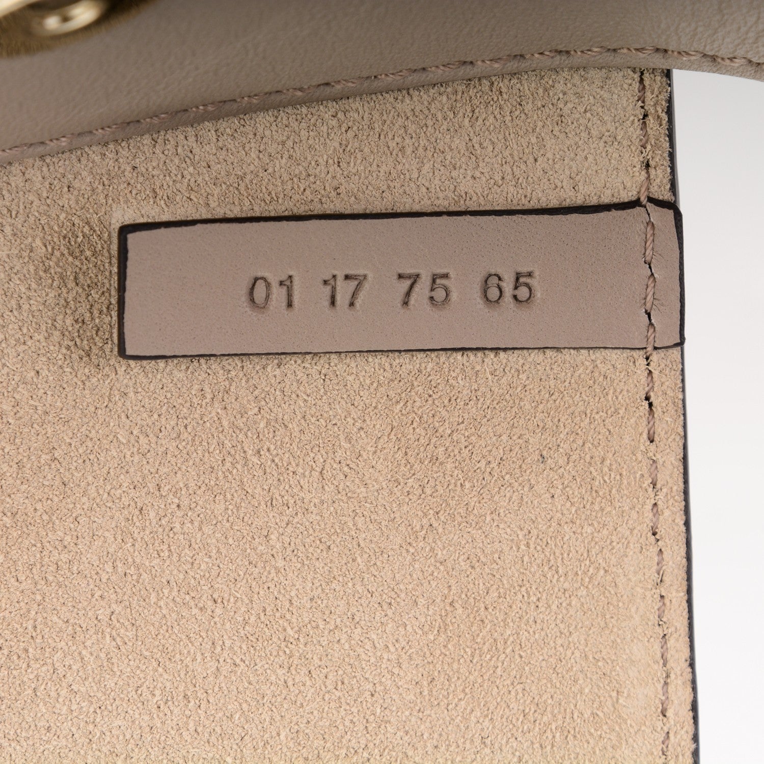 Chloe Suede Calfskin Mini Faye Shoulder Bag Motty Grey 7 of 7