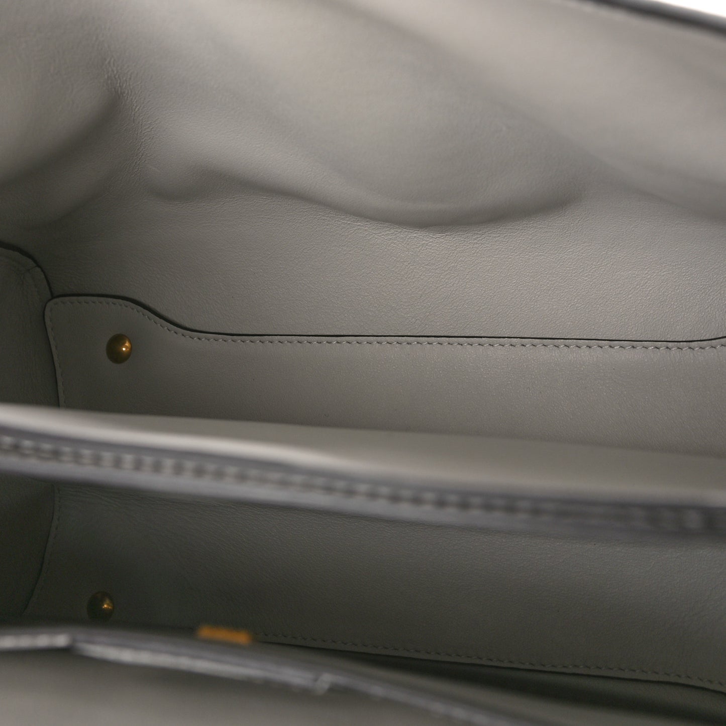 Calfskin Medium Margot Top Handle Satchel Light Grey