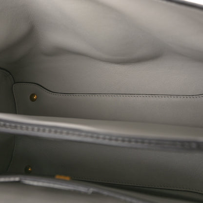 Salvatore Ferragamo Calfskin Medium Margot Top Handle Satchel Light Grey 5 of 8