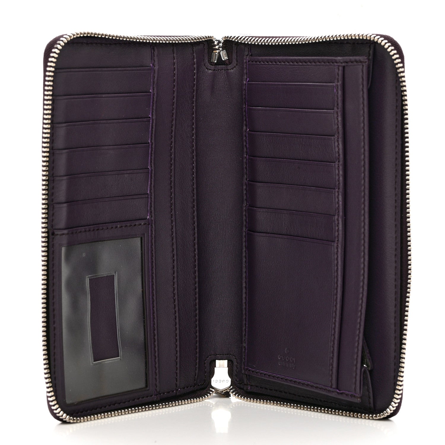 Gucci Microguccissima Zip Around Organizer Wallet Purple 5 of 7