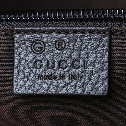 Gucci Monogram Dollar Calfskin Boston Duffle Bag Beige Ebony Testa di Moro Marrone Scuro 6 of 12