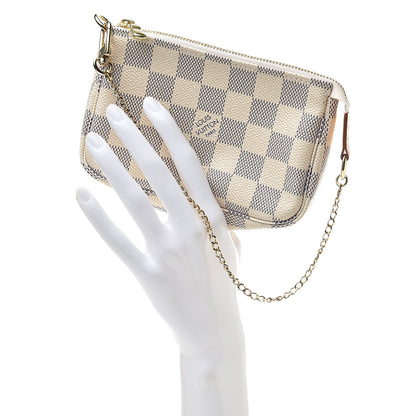 Louis Vuitton Damier Azur Mini Pochette Accessories 2 of 8