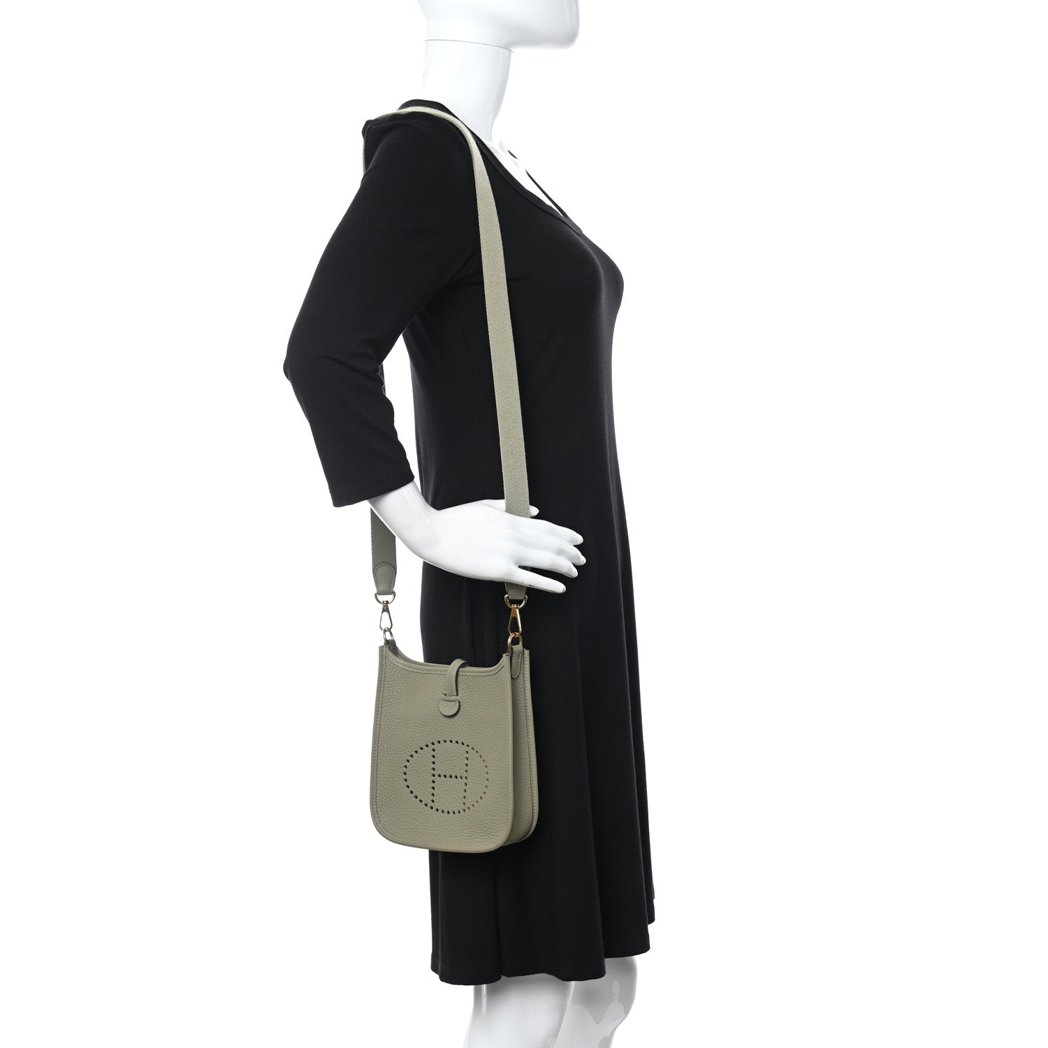 Hermes Taurillon Clemence Evelyne TPM Sauge 2 of 11