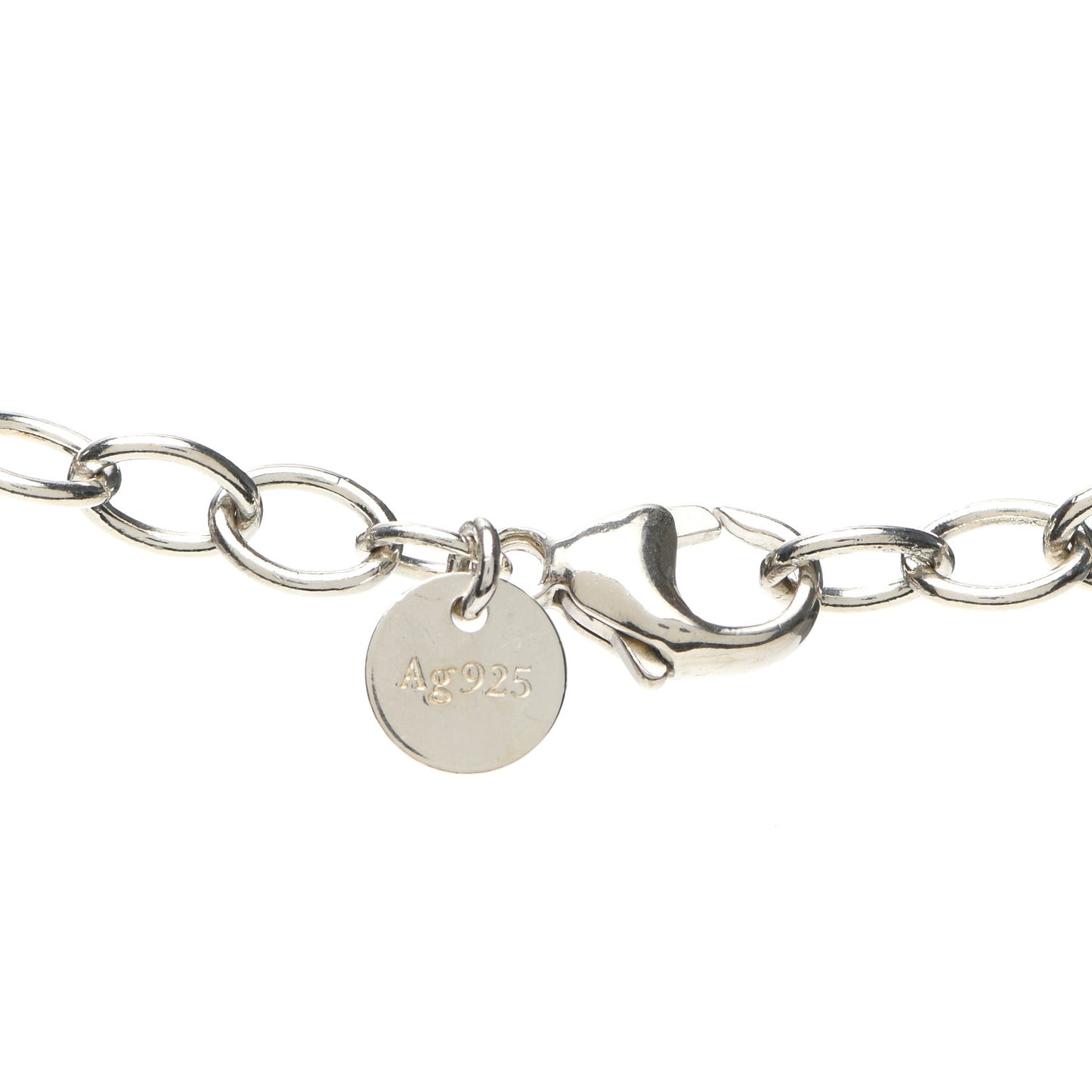 Sterling Silver Narrow Infinity Link Necklace