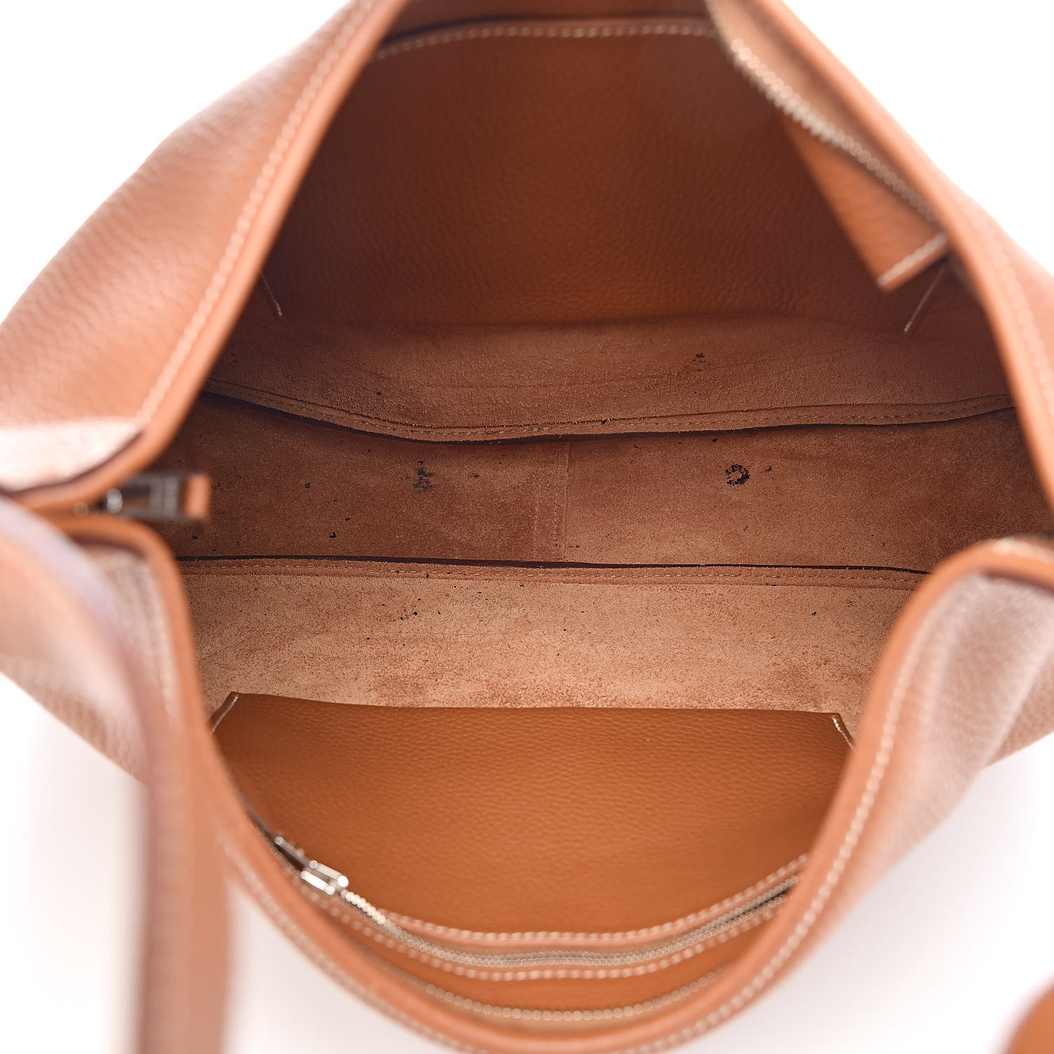 Hermes Taurillon Clemence Trim II 38 Gold 7 of 13