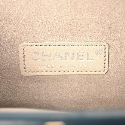 Chanel Lambskin Quilted Clutch  Turquoise 6 of 10