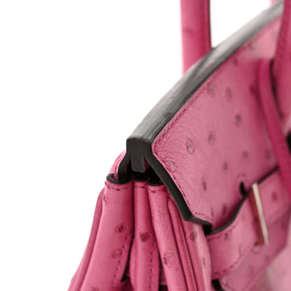 Hermes Ostrich Birkin 30 Rose Pourpre 13 of 13