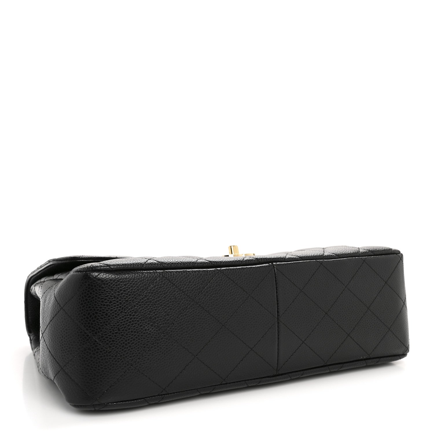 Chanel Caviar Quilted Jumbo Single Flap Black 4 of 12