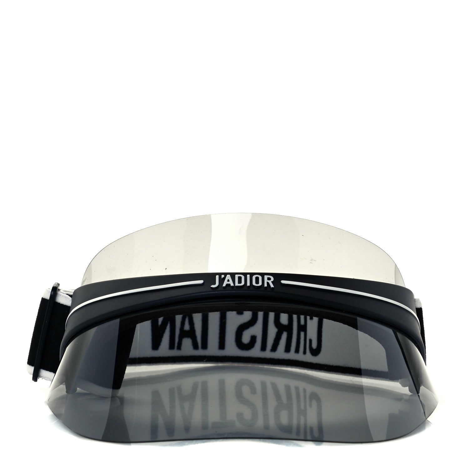 Christian Dior Mirrored DiorClub1 Sun Visor Black 2 of 7