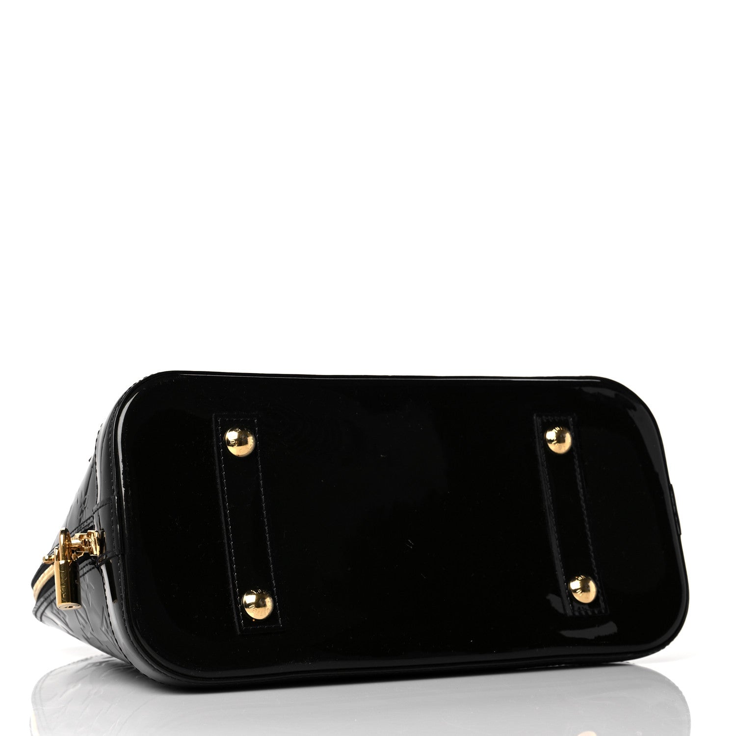 Louis Vuitton Vernis Alma PM Black 4 of 8