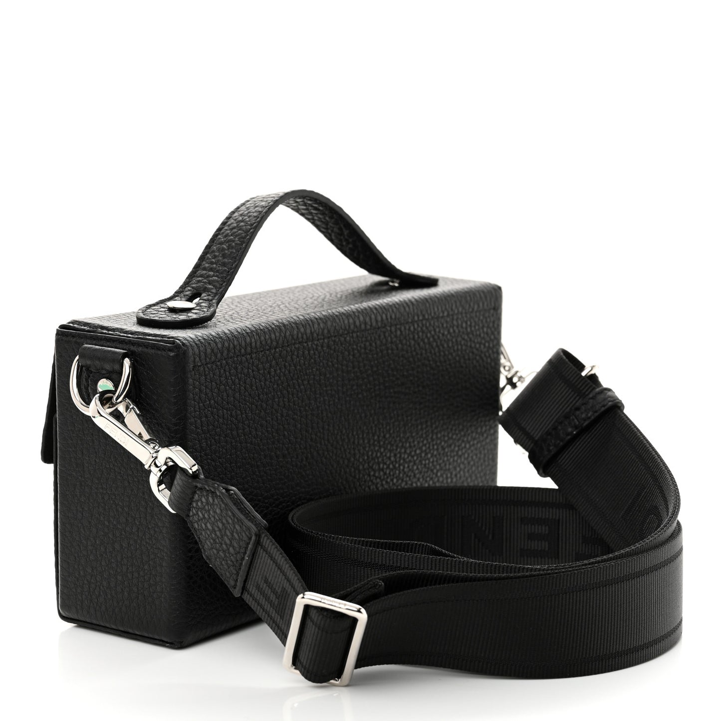 Vitello Cuoio Romano Monster Eyes Bi-Color Baguette Trunk Black Yellow