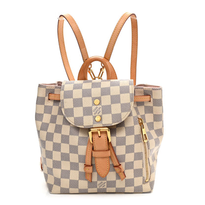 Louis Vuitton Damier Azur Sperone BB Backpack 1 of 10