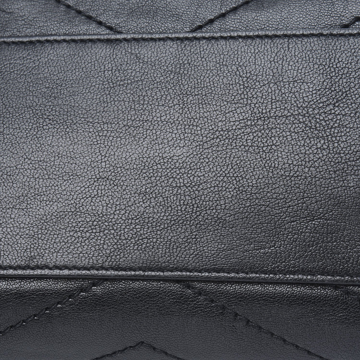 Saint Laurent Vintage Lambskin Chevron Monogram Small Nolita Dark Green 8 of 10