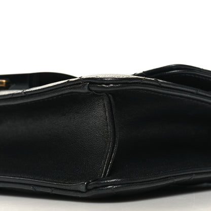 Chanel Sheepskin Quilted Mini Beauty Lock Flap Black 10 of 11