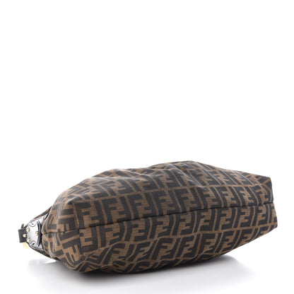 Fendi Zucca Cuoio Lucido Chef Hobo Tobacco Moro 4 of 7