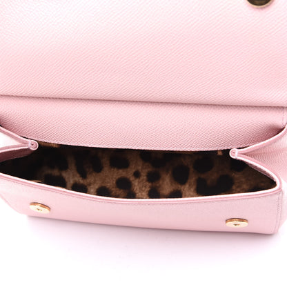Dolce & Gabbana Dauphine Small Miss Sicily Satchel Rose Carne II 4 of 8