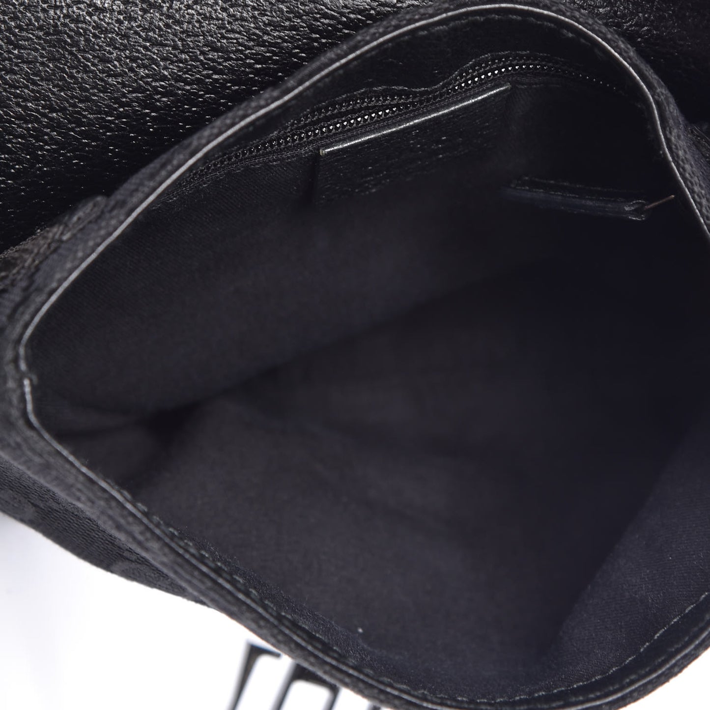 GG Monogram Web Buckle Belt Bag Black