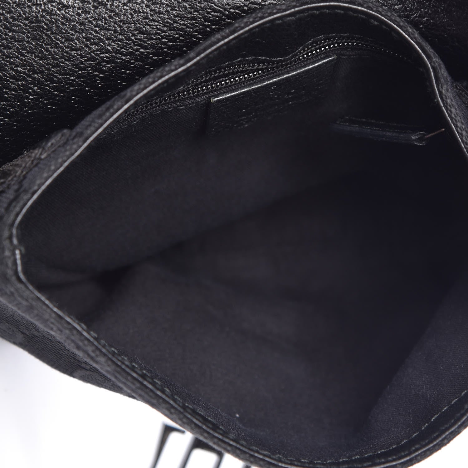 Gucci GG Monogram Web Buckle Belt Bag Black 5 of 9