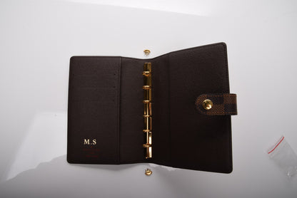 Louis Vuitton Damier Ebene Small Ring Agenda Cover 8 of 11