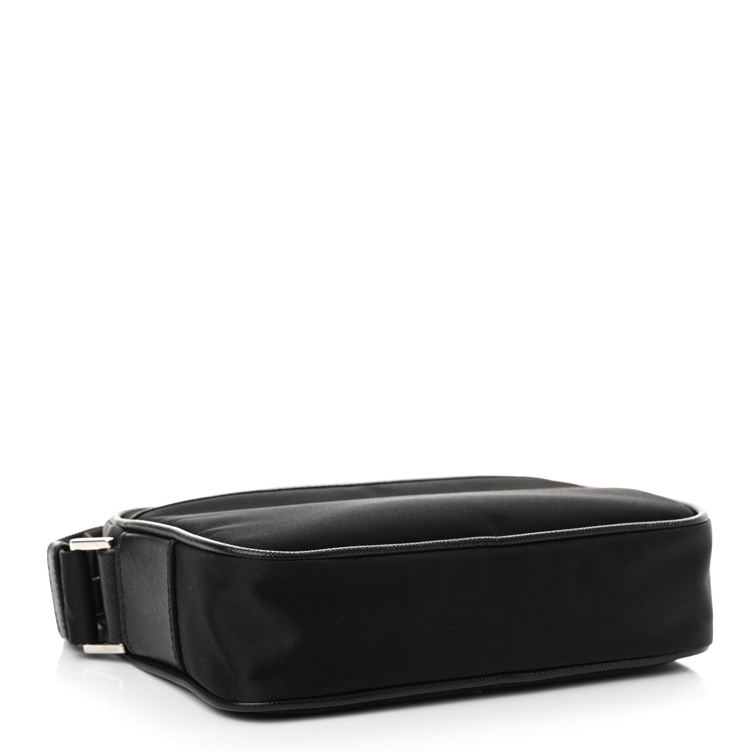 Prada Tessuto Nylon Saffiano Logo Camera Bag Black 4 of 10